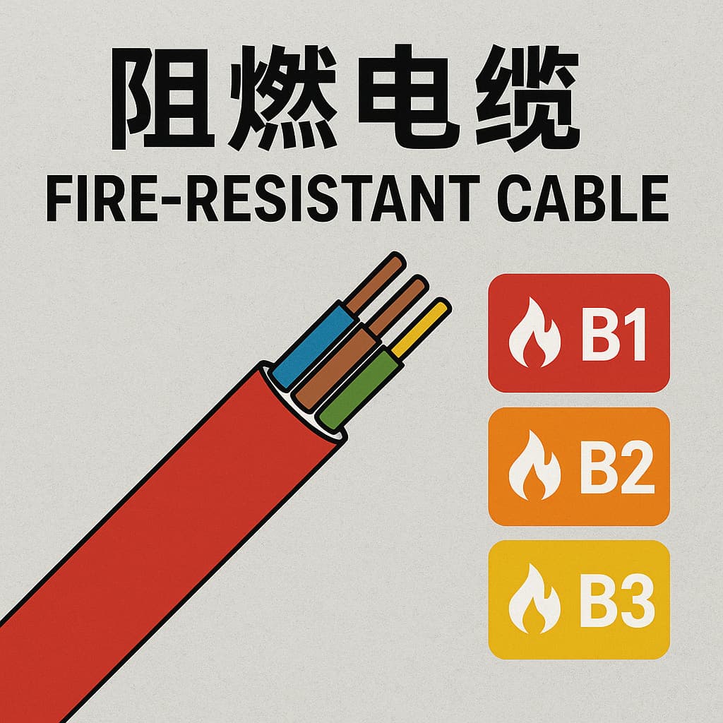 什么是阻燃电缆？？B1、、B2、、B3级的区别你相识吗？？