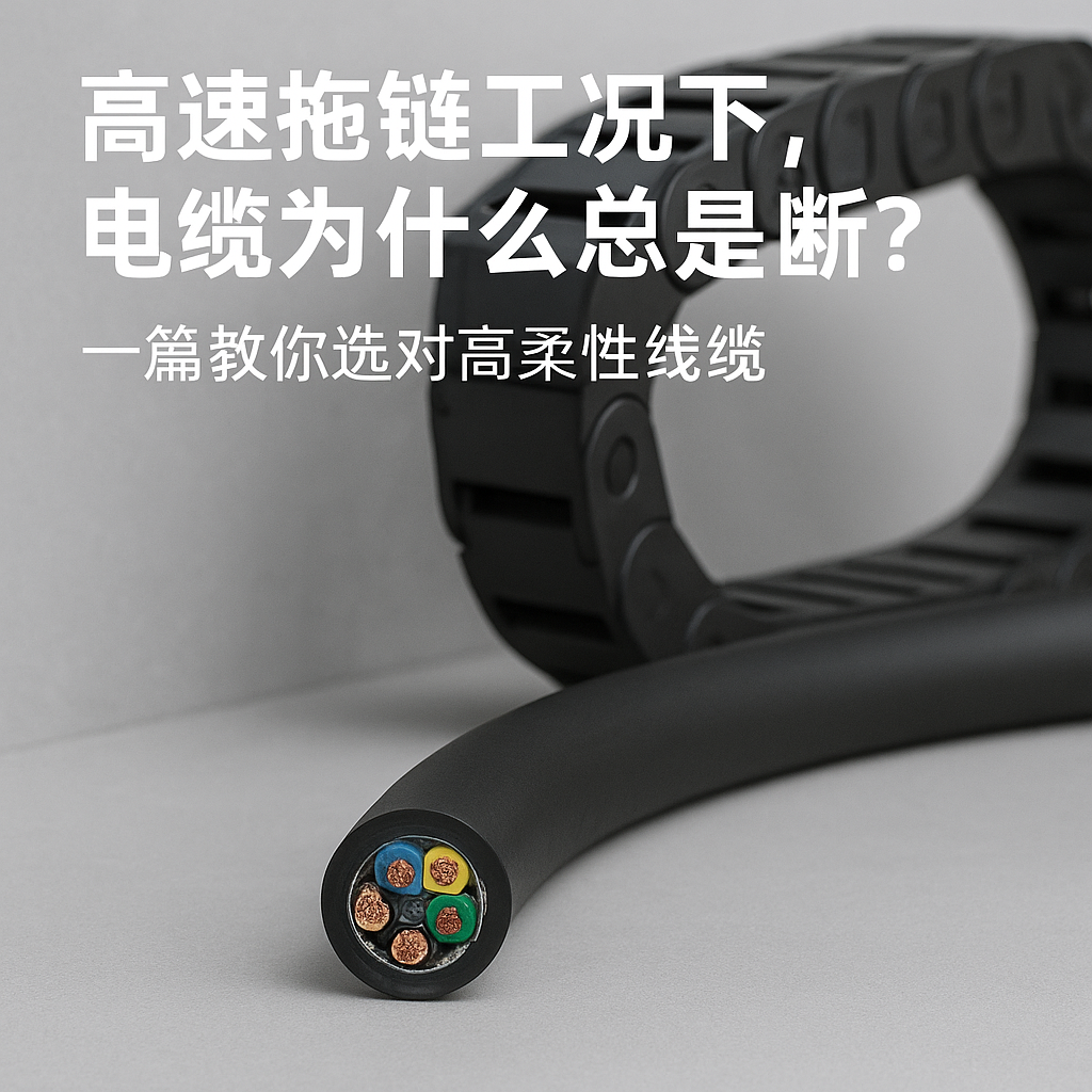 高速拖链工况下，电缆为什么总是断？？一篇教你选对高柔性线缆