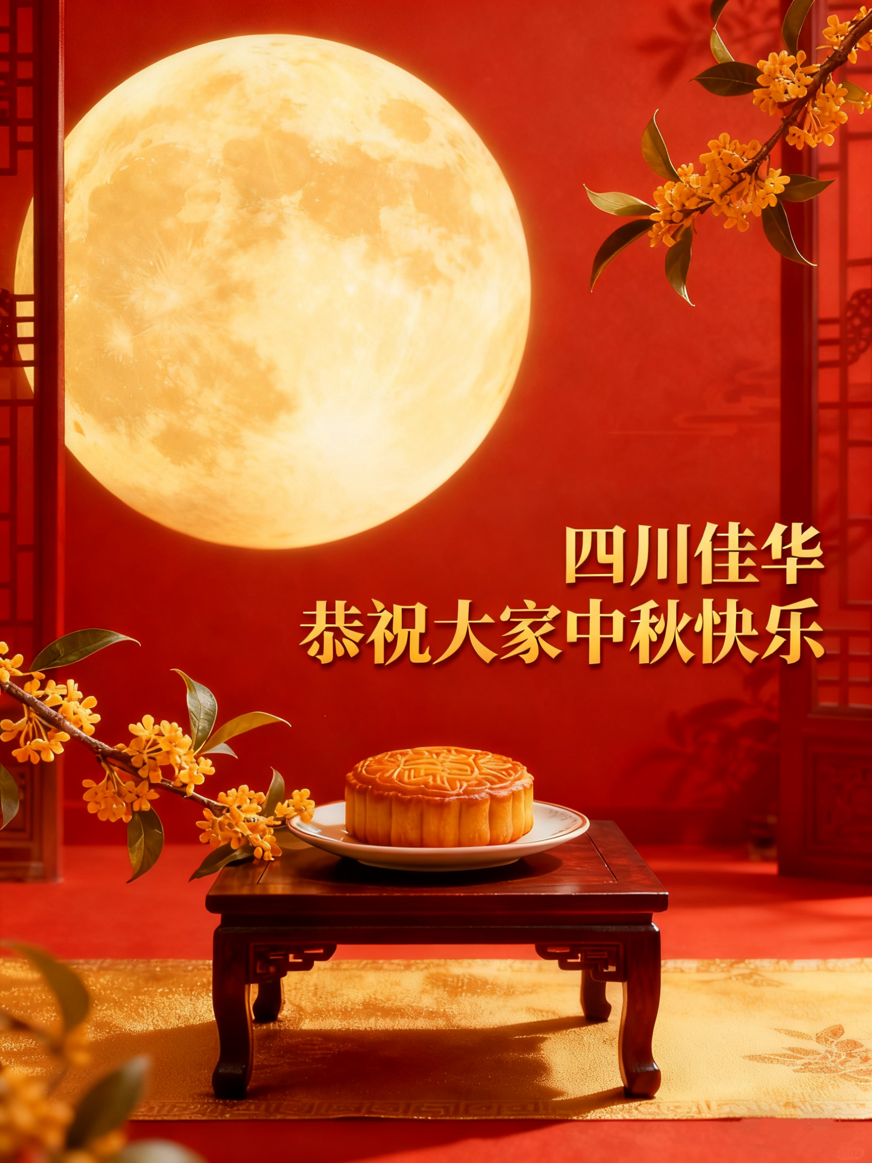 四川尊龙凯时人生就是搏恭祝大家：中秋快乐